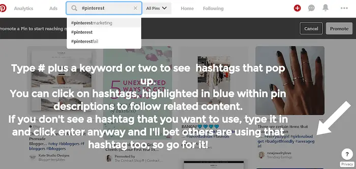 Free Pinterest planner 1 How To Use Hashtags On Pinterest To Increase Pin Exposure