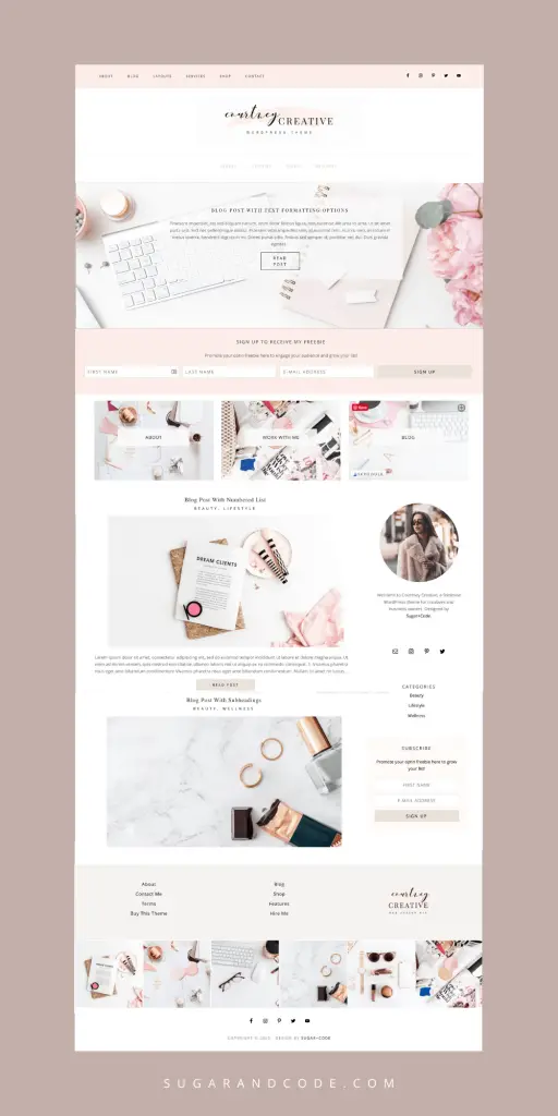 best-blog-templates-courtney-creative-feminine-wordpress-theme-design-for-bloggers