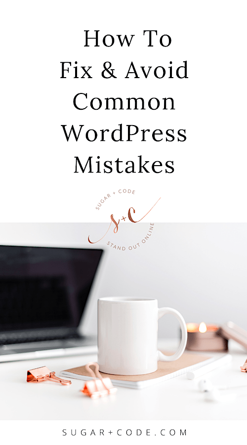 How To Fix Common WordPress Mistakes Yourself