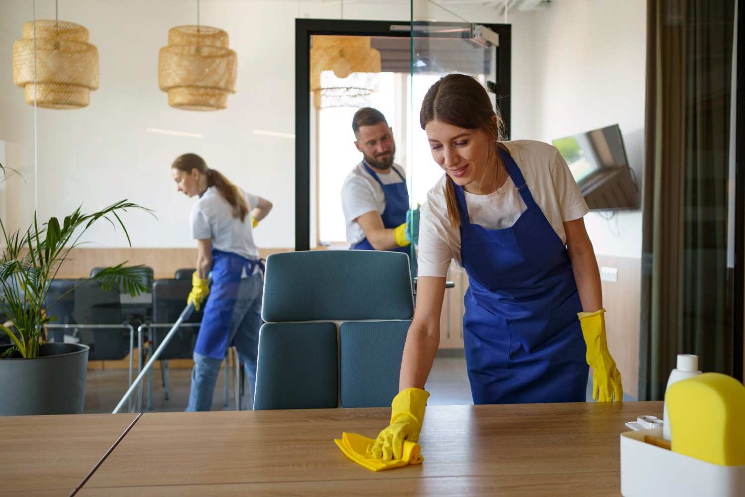 professional commercial cleaning services Tulsa use industrial vacuums and advanced filters to locate hidden dust and remove it with precision