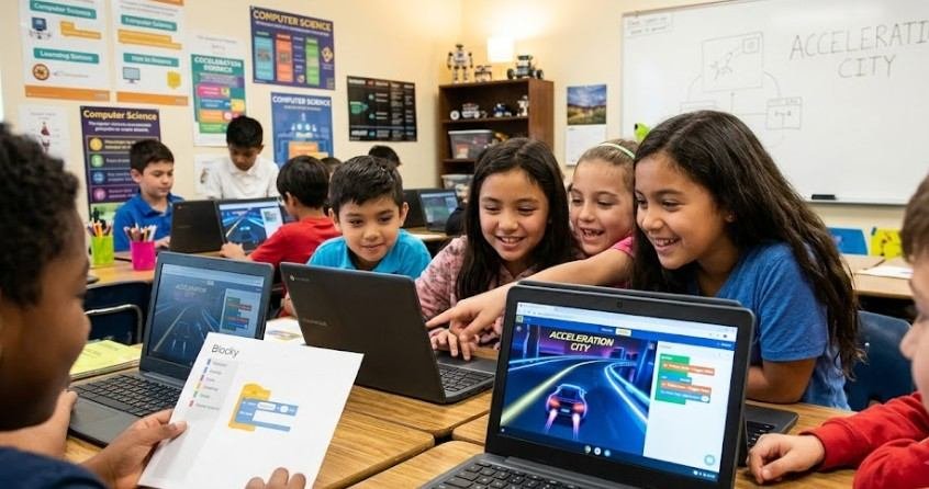 Acceleration City How a Web Browser Game Is Secretly Teaching Kids to Code
